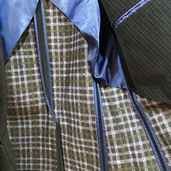 Nick Graham New York cut Stretch Modern Fit Blazer Size 44R houndstooth pattern - Picture 6 of 7